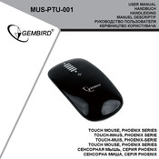 Gembird MUS-PTU-001 Manuel