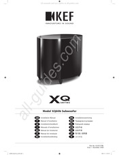 KEF XQ60b Manuel D'installation