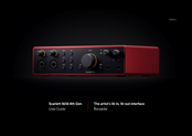 Focusrite Scarlett 16i16 4th Gen Mode D'emploi