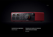 Focusrite Scarlett 4i4 Mode D'emploi