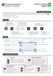 Cashmaster Sigma 105 Guide Rapide D'installation