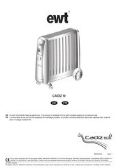 EWT CDE3ECC Mode D'emploi