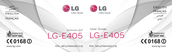 Lg E405 Guide De L'utilisateur