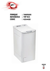 THOMSON TOP614 Manuel D'utilisation