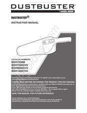 Black & Decker DUSTBUSTER BDH7200M Manuel D'instructions