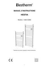 Bestherm HESTIA Manuel D'instructions