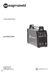 Magmaweld proSTICK 200i Manuel D'utilisation