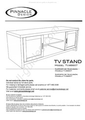 Pinnacle Design TV46607 Instructions De Montage