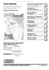 Frigidaire FBD2400KB Guide D'utilisation Et D'entretien