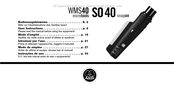 Akg SO40 Mode D'emploi