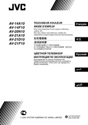 JVC AV-14A10 Mode D'emploi
