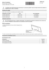 V-ZUG CookTop V2000 J704 Notice D'installation
