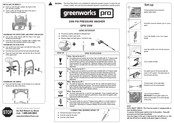 GreenWorks Pro GPW2300 Guide De Démarrage Rapide