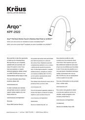 Kraus Arqo KPF-2522 Manuel D'installation