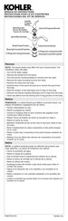 Kohler GP30420 Instructions