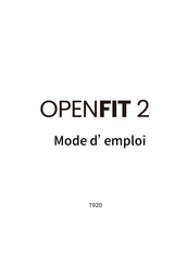 shokz OPENFIT 2 Mode D'emploi