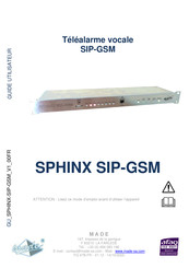 Made SPHINX SIP-GSM Guide Utilisateur