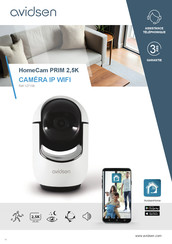 Avidsen HomeCam PRIM 2,5K Mode D'emploi