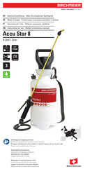Birchmeier Accu Star 8 Mode D'emploi