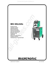 Migatronic MIG 385 Série Manuel D'instructions