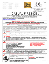 OW Lee CASUAL FIRESIDE 5110-2442O Manuel D'installation