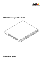 Axis 02620-002 Guide D'installation