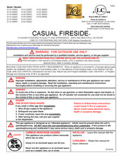 OW Lee CASUAL FIRESIDE 5120-3050C Manuel D'installation