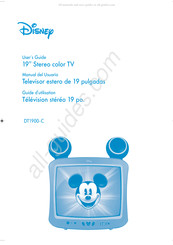 Disney DT1900-C Guide D'utilisation