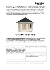 Palmako PA34-3434-6 Assemblage, Manuel De Montage Et D'entretien