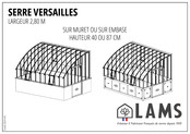 LAMS SERRE VERSAILLES Instructions De Montage