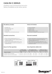 Swegon CASA R4-C Genius R ex.el RH NA Notice D'installation Et De Mise En Service