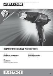 Parkside 273458 Traduction Des Instructions D'origine