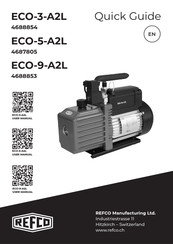 Refco ECO-5-A2L Guide Rapide