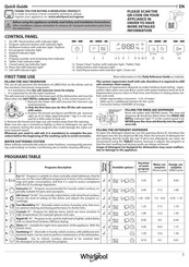 Whirlpool WH6FC11BS7A0W Guide Rapide