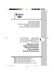 Kyocera mita HS-8E Manuel D'utilisation