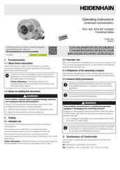 HEIDENHAIN ROC 425 Mode D'emploi