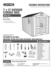 Lifetime 60311 Instructions D'assemblage