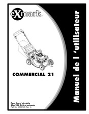 Exmark Commercial 21 Manuel De L'utilisateur