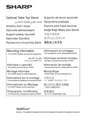 Sharp PN-ME982 Instructions De Montage
