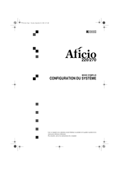 Ricoh Aficio 270 Mode D'emploi