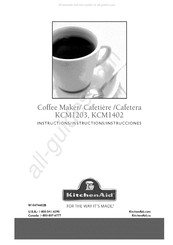 KitchenAid KCM1203 Manuel D'instructions