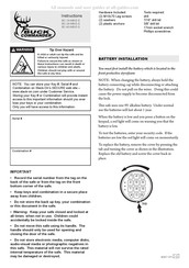 STACK-ON BUCK COMMANDER BC-40-MB-E-S Instructions