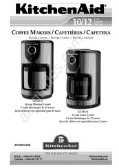 Kitchenaid KCM112 Manuel D'instructions