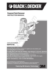 Black & Decker BDPO700 Manuel D'instructions