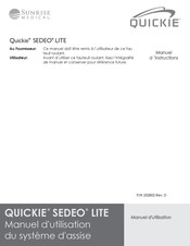Sunrise Medical QUICKIE Sedeo Lite Manuel D'instructions