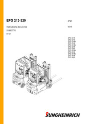 Jungheinrich EFG 316k Instructions De Service