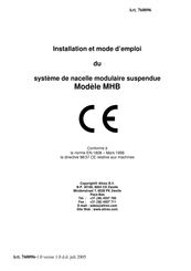 Altrex MHB Installation Et Mode D'emploi