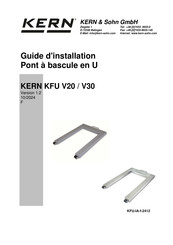 KERN KFU 600V30M Guide D'installation