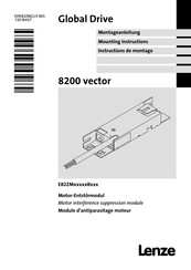 Lenze 8200 vector Instructions De Montage
