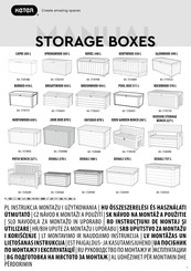 Keter JAVA BOX 870 L Instructions De Montage